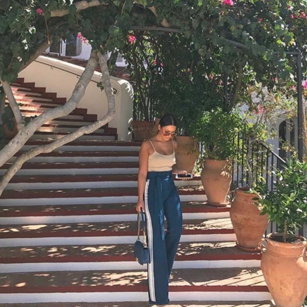 Slnghr 💙 blue high waisted trouser pants SLNGHR